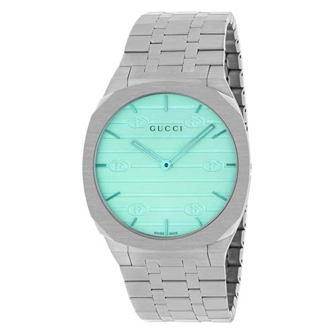 gucci watch tiffany blue|Gucci 25H Timepieces Collection .